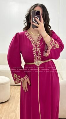 Caftan maya rose fushia