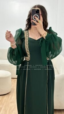 Robe wissem vert bouteille