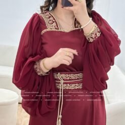 Robe hasna bordeaux
