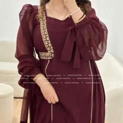 Robe wissem bordeaux