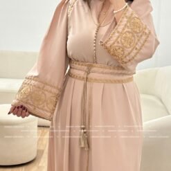 Caftan fairouz rose nude