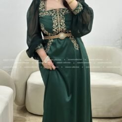 Alternative view of Robe narin vert bouteille