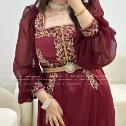 Robe narin bordeaux
