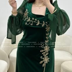 Robe souha vert bouteille