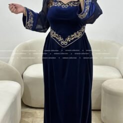 Alternative view of Robe theressa bleu nuit