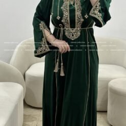 Alternative view of Robe naghem vert bouteille