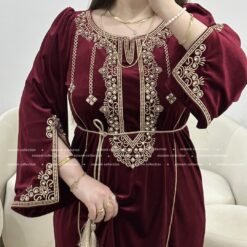 Robe naghem bordeaux