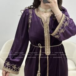 Caftan el assala mauve