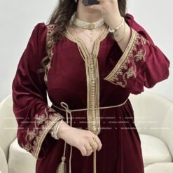 Caftan el assala bordeaux