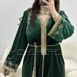 Caftan el assala vert bouteille